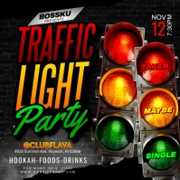 Traffic Light Party Instagram Post template