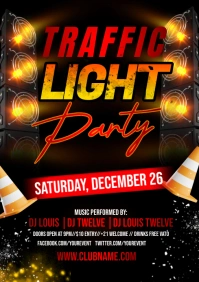 Traffic Light Party A3 template