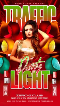 TRAFFIC LIGHT Party Instagram Story template