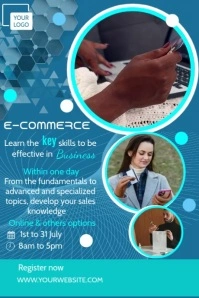 training and business flyer template Poster