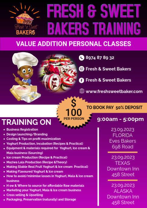 Creating Training Flyer TRAINING FLYER Template | PosterMyWall