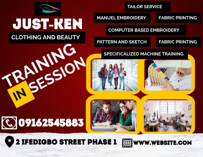 Training school (10) Flyer (US Letter) template