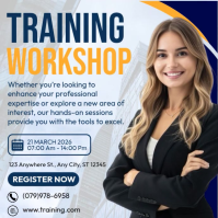 Training Workshop Instagram Post template