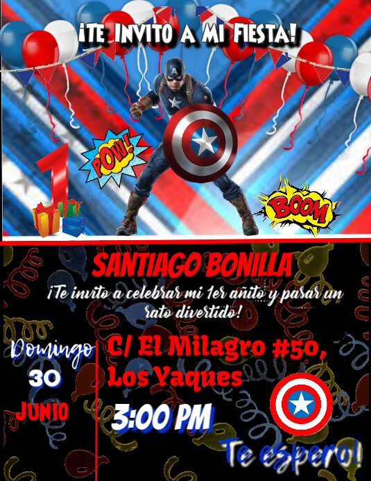 Modele Anniversaire De Captain America Avenger Party Postermywall Modele Anniversaire De Captain America Avenger Party Postermywall