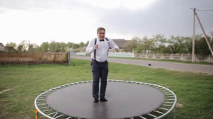Trampoline Park. YouTube-miniature template