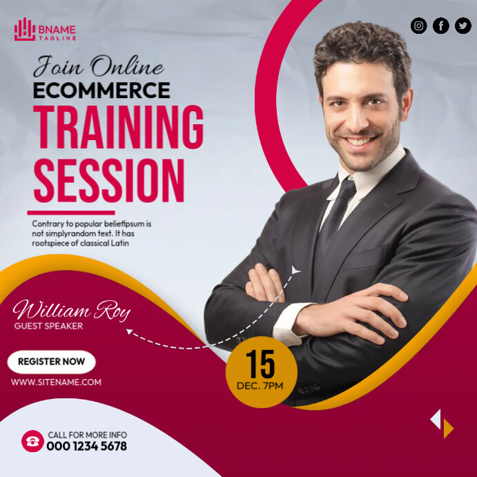Traning Session Ads Template | PosterMyWall