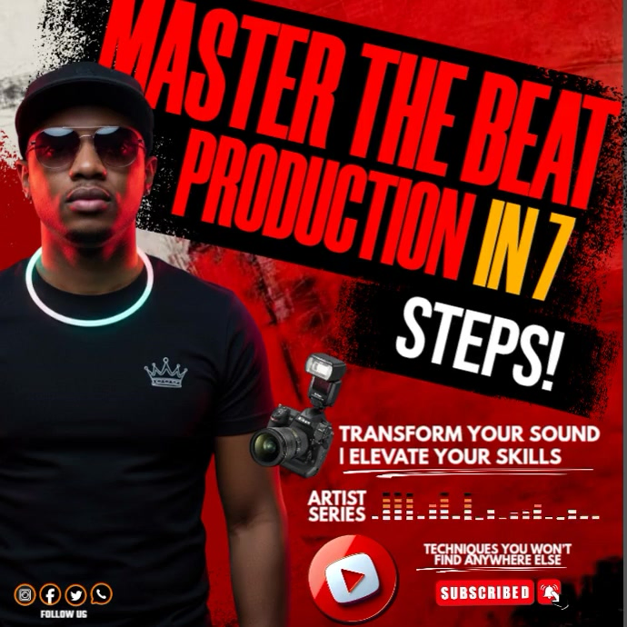 Transform Your Sound in 7 Steps! Instagram Post template