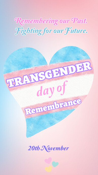 Transgender Day of Remembrance Instagram-verhaal template