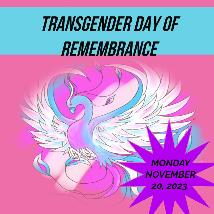 Transgender Day Of Remembrance Poster Template PosterMyWall transgender-day-of-remembrance-poster-template-postermywall