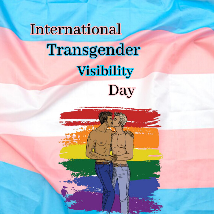 transgender day of remembrance poster Instagram-Beitrag template