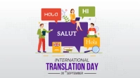 Translation Day Twitter Post Twitter-opslag template