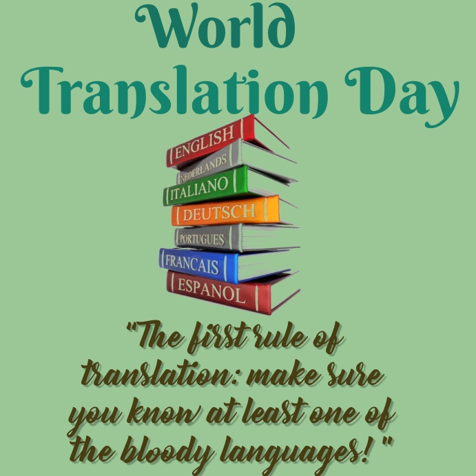 Translasing Poster translation day Template | PosterMyWall