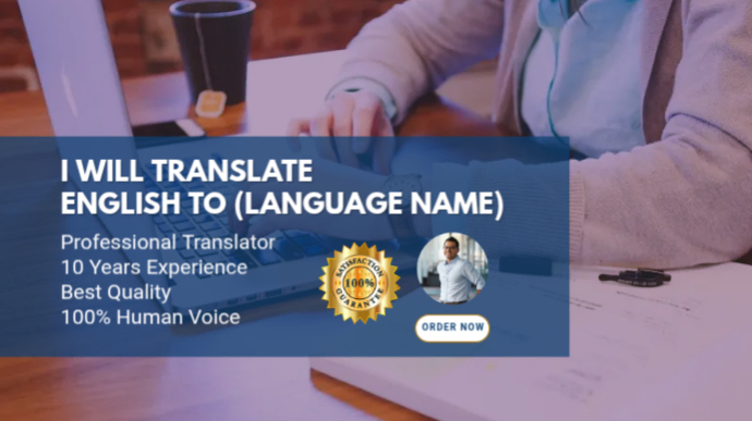Translation Services Template | PosterMyWall