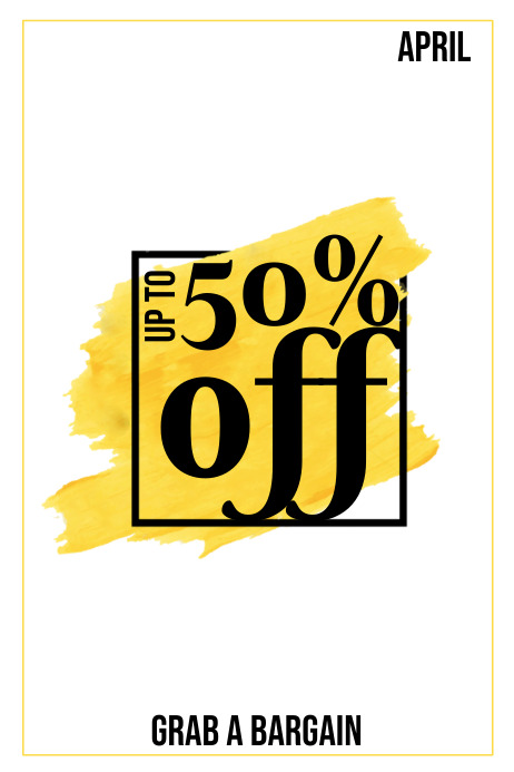 Transparent Sales Window Sticker Template Postermywall