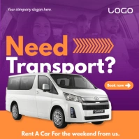 Transport Poster template