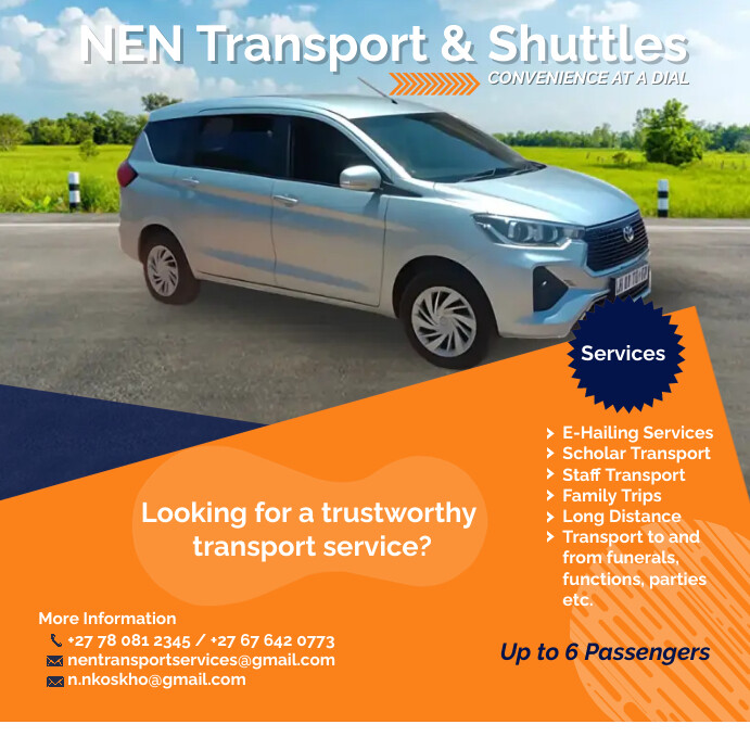 Transport Services Template | PosterMyWall