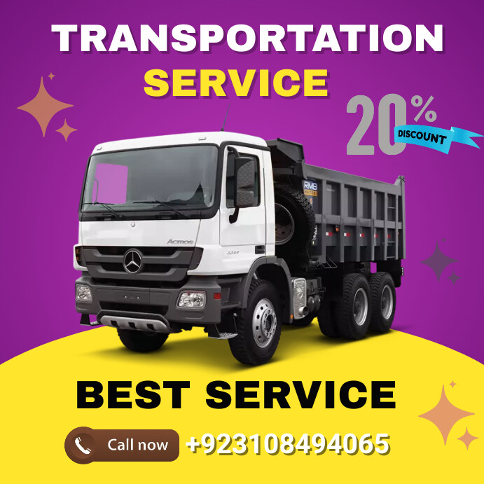 Transportation Ad Examples Transportation ad template | PosterMyWall