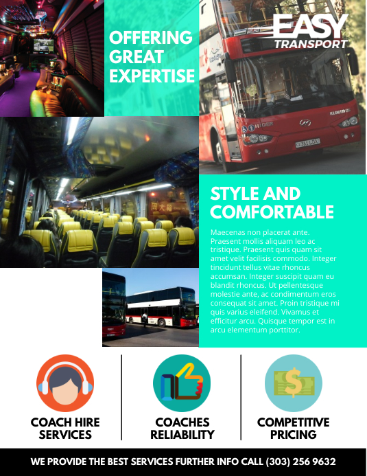 Transportation Service Flyer Template | PosterMyWall