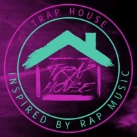 Trap House Rap Purple Video Logo Maker โลโก้ template