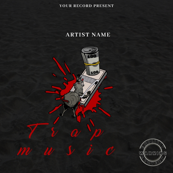Trap Mixtape/Album Cover Art Template PosterMyWall