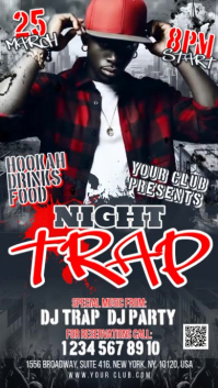 Trap Rap Party Instagram Story Instagram-Story template