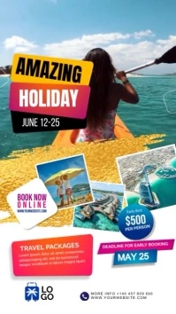 travel & tour Instagram Story template