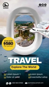 travel & tour Instagram-Story template