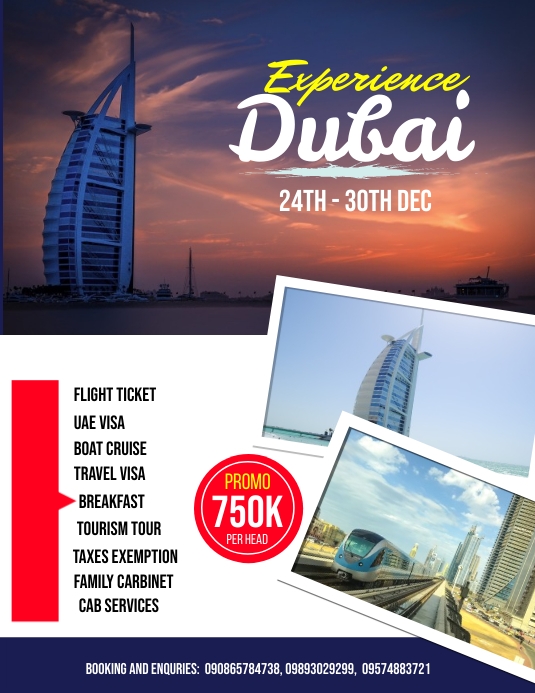 Travel (5) Pamflet (VSA Brief) template