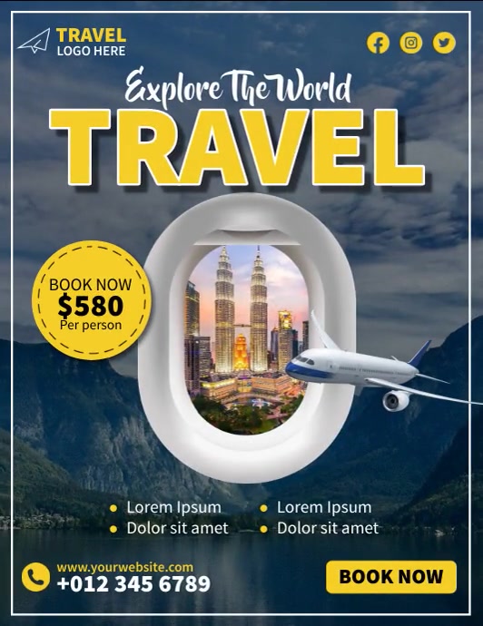 Travel Ads Template | PosterMyWall