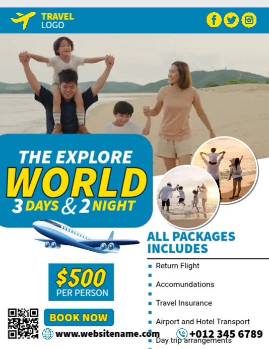 Travel Ads Template | PosterMyWall