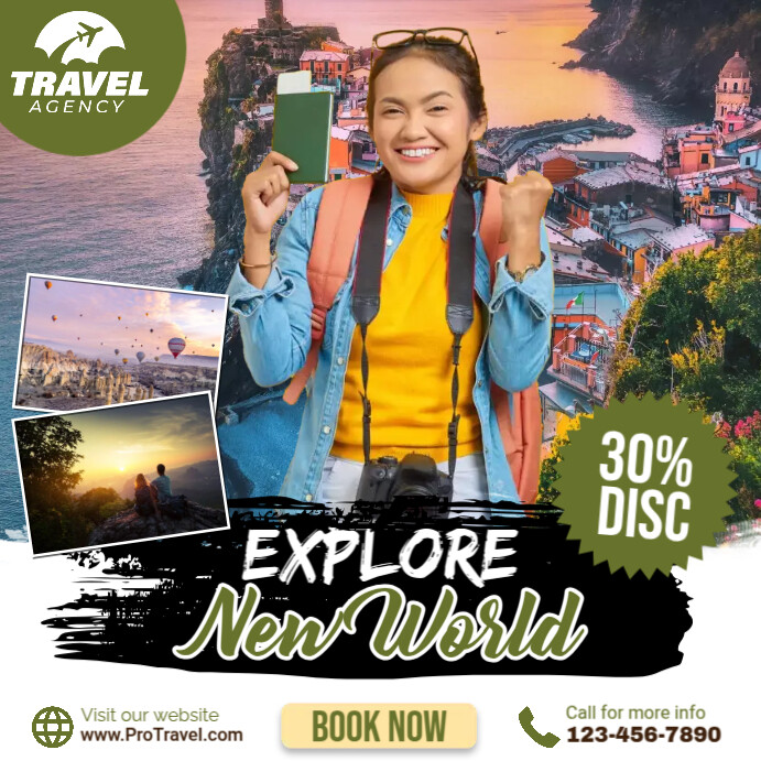 Travel Ads Template | PosterMyWall