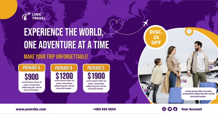 Travel Ads Template | PosterMyWall