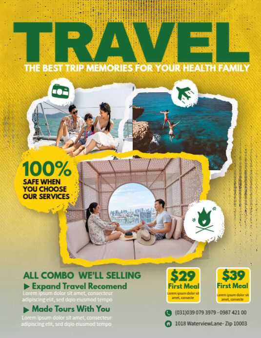 Travel ads Template | PosterMyWall