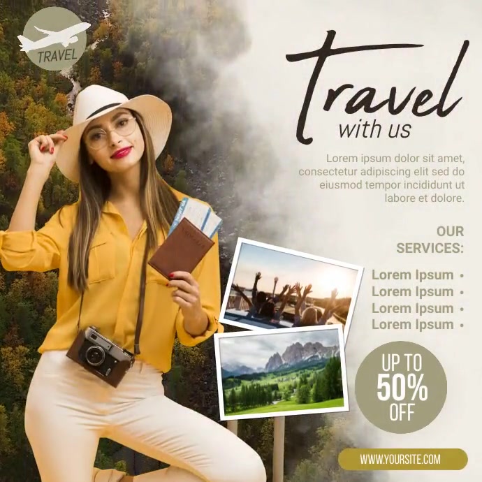 Travel Ads Template | PosterMyWall