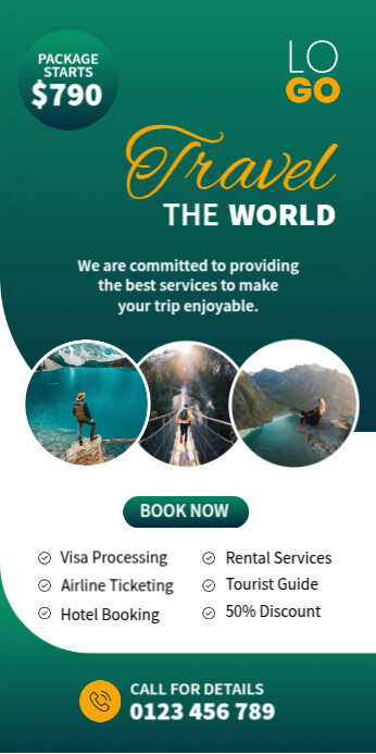 Travel Ads Template | PosterMyWall