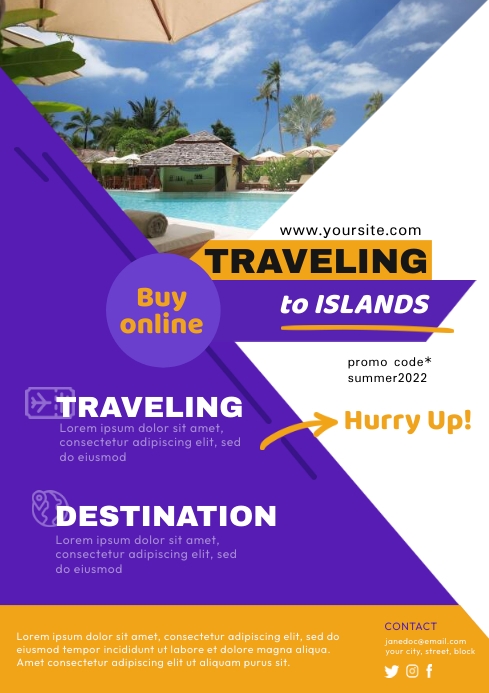 Travel Ads Template | PosterMyWall
