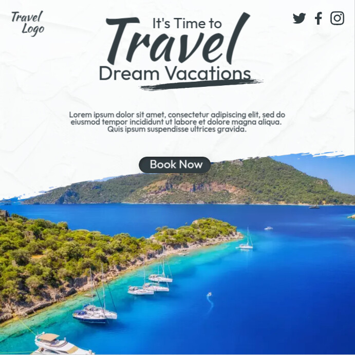 Travel Advertisement Template | PosterMyWall