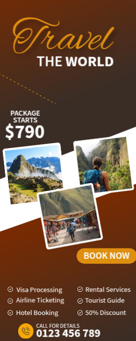 Travel Advertisement Template | PosterMyWall