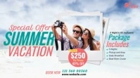 Travel Agency Ad Twitter-Beitrag template