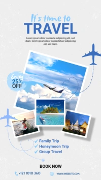 Travel Agency Ad Instagram 快拍 template