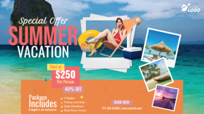 Travel Agency Ad Post di Twitter template