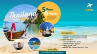 Travel Agency Ad Message Twitter template
