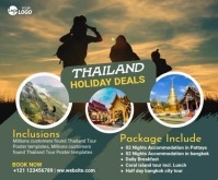 Travel Agency Ad Large Rectangle template
