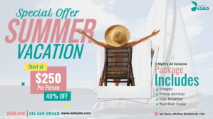Travel Agency Ad Post di Twitter template