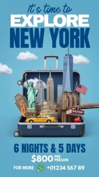 Travel Agency Ad Digital Display (9:16) template