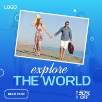 Travel Agency Ad for Instagram template
