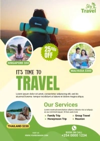 Travel Agency Ad Template A3