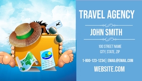 Travel Agency Business Card Template Postermywall Travel Agency Business Card Template Postermywall