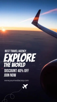 travel agency Instagram Story template