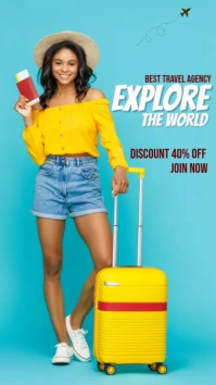 travel agency Instagram Story template